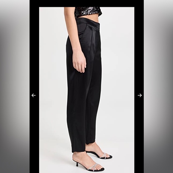 GENERATION LOVE PORTIA SATIN PANTS IN ESPRESSO, NWT - Picture 6 of 14